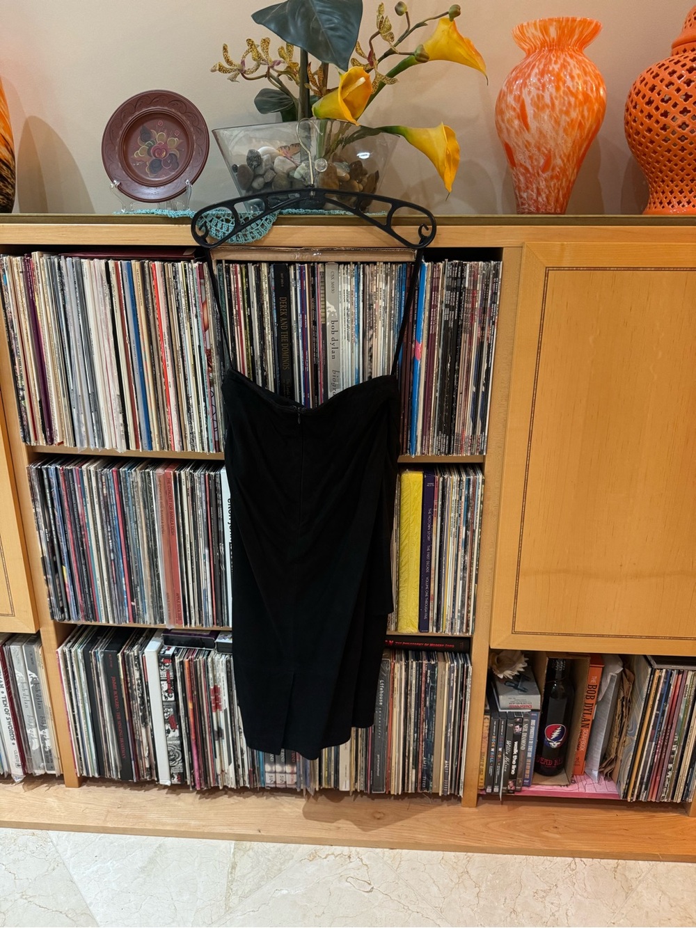 PRICE DROP: NWOT LINDA ALLARD/ELLEN TRACY,4,BLACK LAMBSKIN SUEDE/DRAPE skirt